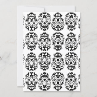Calavera-Zuckerschädel Süßigkeiten_floral mexikani Einladung