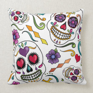 Calaveras Feier Kissen