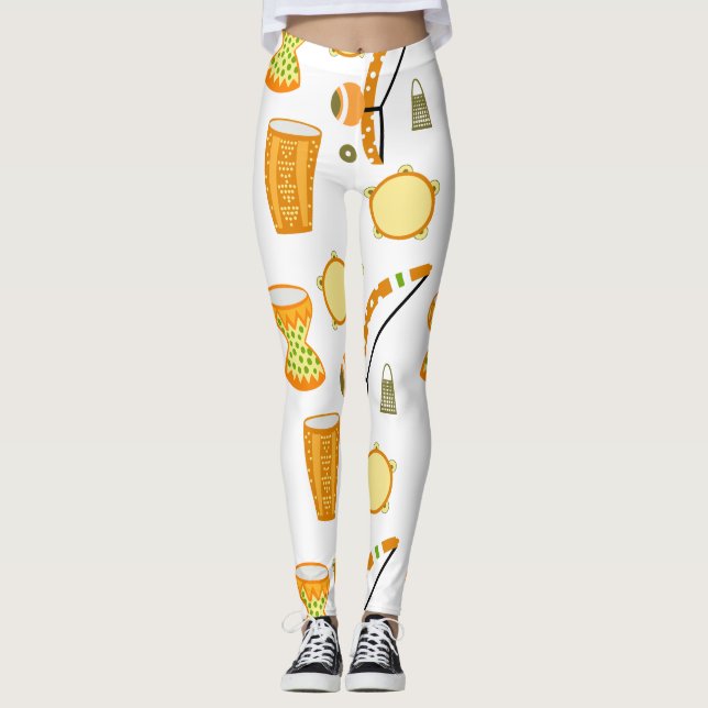 Calça legging com desenho de Capoeira Leggings (Vorderseite)