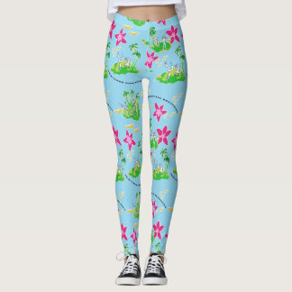 Calça legging com desenho de Capoeira Leggings