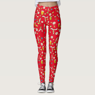 Calça legging com desenho de Capoeira Leggings