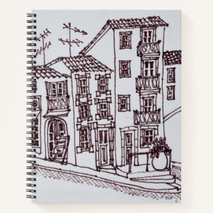 Calcada do Forte, Alfama Lissabon, Portugal Notizbuch