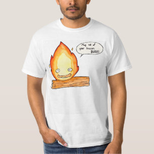 Calcifer kann alle Ihre cacbon brennen T-Shirt
