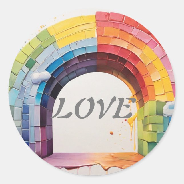 Calcomanía Runder Aufkleber (Vorderseite)