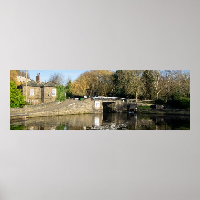 Calder and Hebble Navigation: Salterhebble Locks Poster (Vorne)