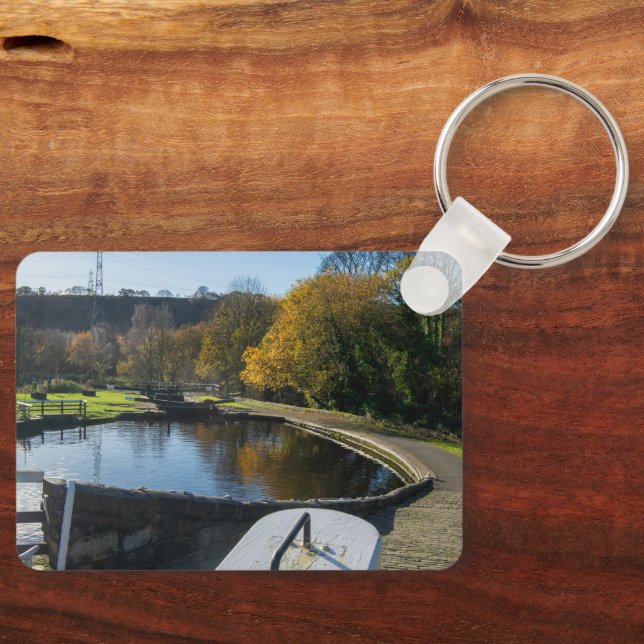 Calder and Hebble Navigation: Salterhebble Locks Schlüsselanhänger (Vorderseite)