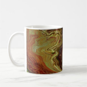 Caldonia 3 Wild Green Abstract Tasse