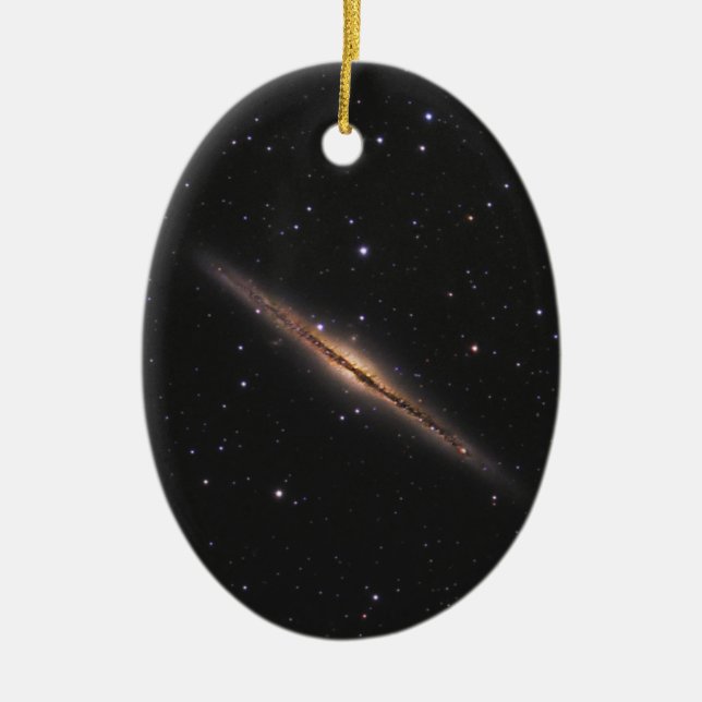 Caldwell 23 Spiralgalaxie der NASA Keramikornament (Vorne)