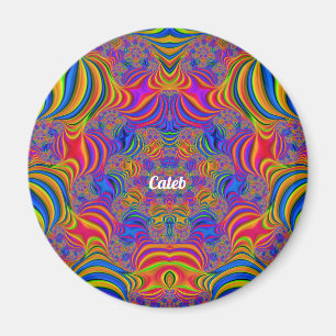 CALEB ~ Multicologe 3D ~ Atemberaubendes Design Magnet