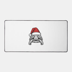 Calèche de Noël Tortue Chapeau de Père Noël Dessin