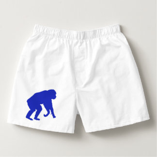 Caleçon Boxeurs bleus de chimpanzé