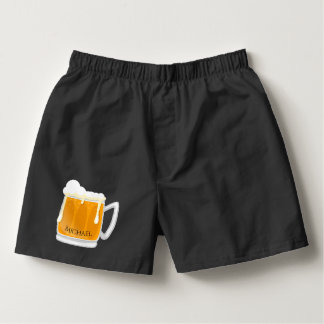 Caleçon Conception de la bière avec votre nom