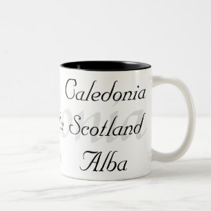 Caledonia Schottland alba Zweifarbige Tasse