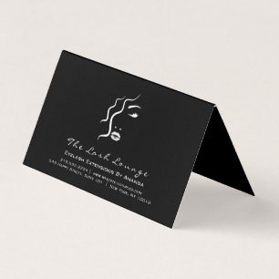 Calendar 2018 Beauty Studio Makeup Lashes Logo Visitenkarten