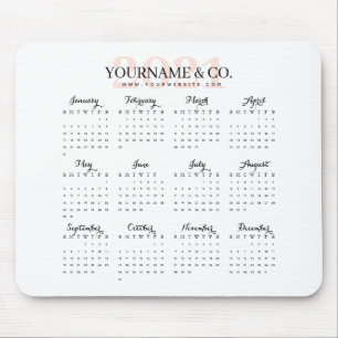 Calendar 2021 mousepad