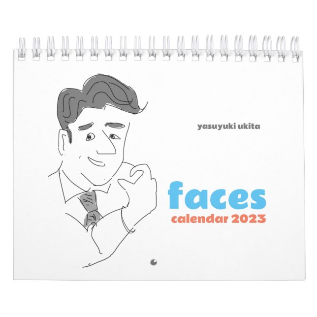  Calendar 2023 'Faces'  by Ukkie  Kalender (Titelbild)
