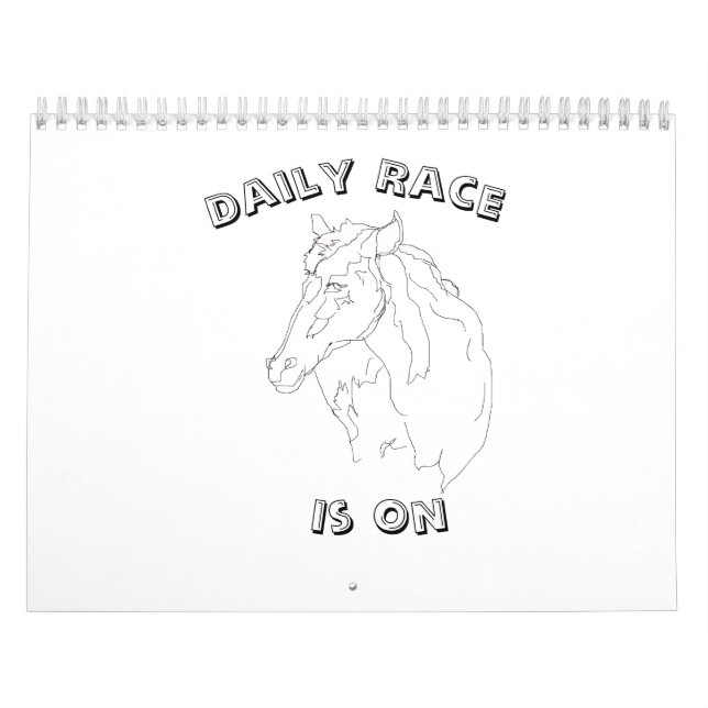 Calendar 2024 : daily Races Kalender (Titelbild)