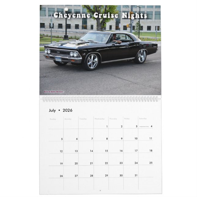 Calendar Cheyenne Kalender (Jul 2026)
