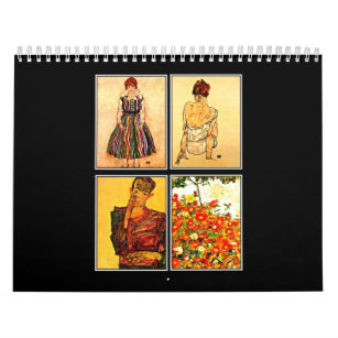 Calendar-Classic/Vintag-Egon Schiele Kalender