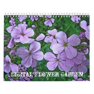 Calendar Digitaler Blumengarten Kalender