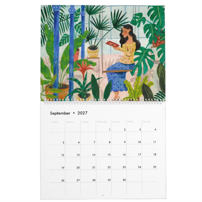 Calendar Illustration Caroline Bonne Müller Kalender (Sep 2027)