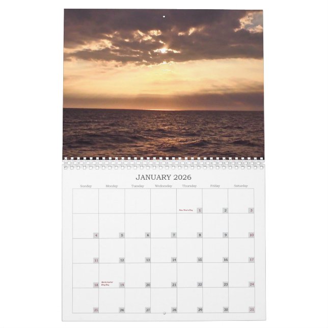 Calendar Kapitäns Kalender (Jan 2026)