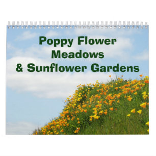 Calendar Mohn Blume Parco delle camelie Locarno Kalender