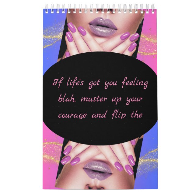 Calendar purple beautiful nail kalender (Titelbild)