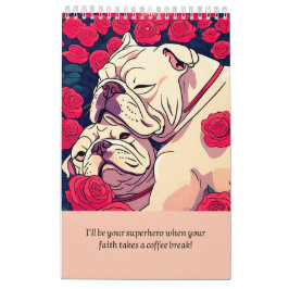 Calendar romantic bulldog kalender