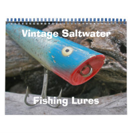 Calendar Vintage Saltwater Fishing-Plugins Kalender
