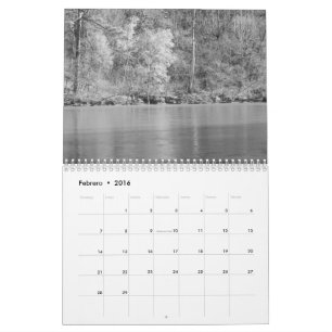 Calendario Fotos de Naturaleza en blanco Kalender
