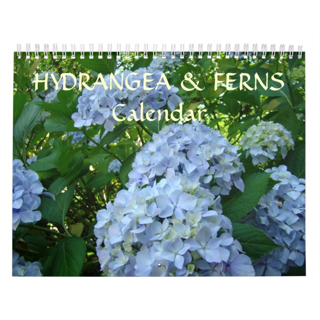 CALENDARS HYDRANGEAS & FERNS Calendrier Cadeaux (Protection)