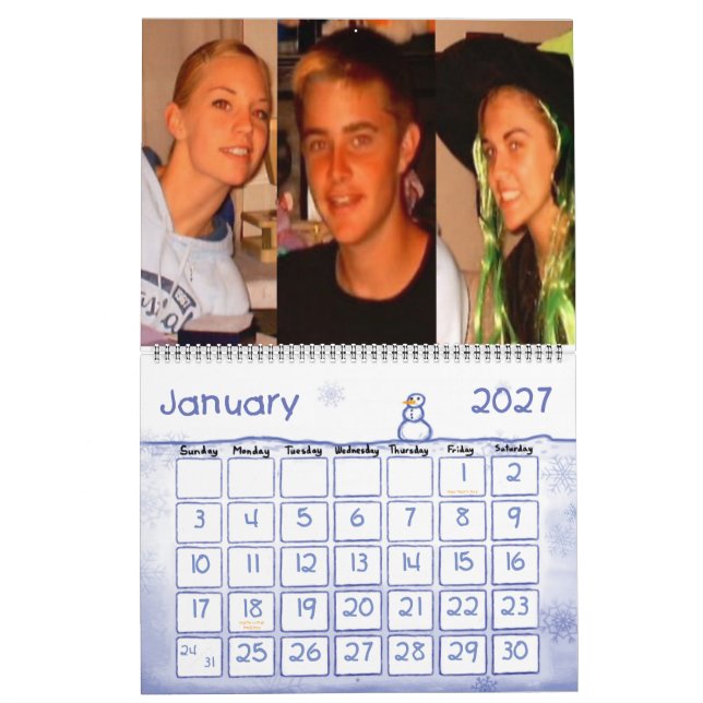 Calendrier (Jan 2027)