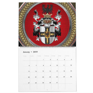 Calendrier [100] Armoiries de l'Ordre teutonique