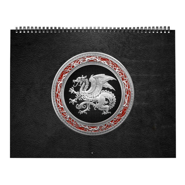 Calendrier [100] Dragon islandais, Landvæ ttir [Argent] (Protection)