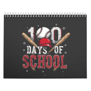 Calendrier 100 Jours de baseball scolaire Amateurs de sport