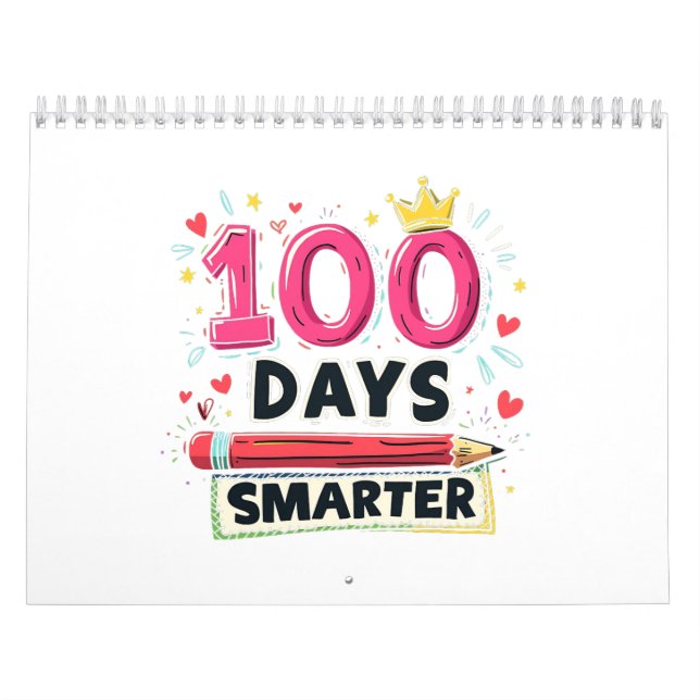 Calendrier 100 Jours plus intelligents d'enseignant scolaire (Protection)
