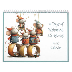Calendrier 12 Jours de Noël Fantaisiste 