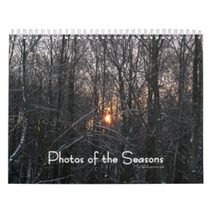 Calendrier 12 Mois de Photos des Saisons, 6e édition