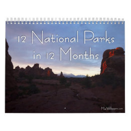 Calendrier 12 Parcs nationaux en 12 mois, 5e édition