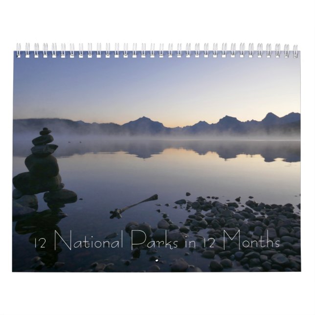 Calendrier 12 Parcs nationaux en 12 mois, 9e édition (Protection)