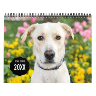 Calendrier 14 Photo Couverture complète - Moderne Personnali