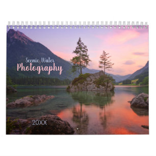Calendrier 14 Photos d'eau Pittoresque, ou utilisez vos photo