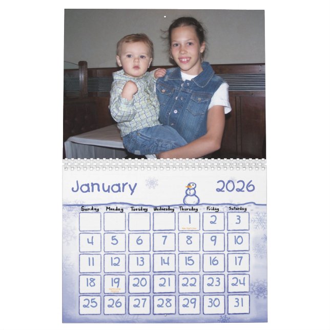 Calendrier 2007 de famille de Frankum (Jan 2026)