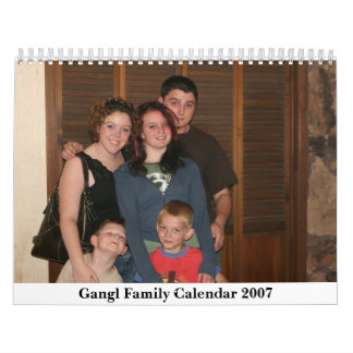 Calendrier 2007 de famille de Gangl