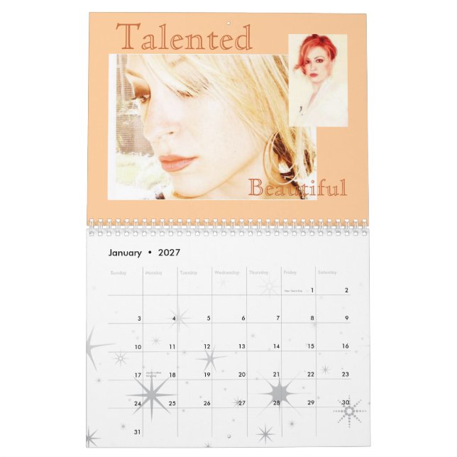 Calendrier 2009 - customisé et consacré (Jan 2027)
