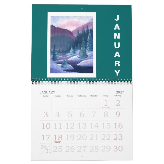 Calendrier 2009 de dossier d'art (Jan 2027)