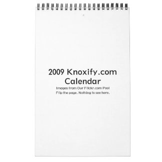 calendrier 2009 de Knoxify.com