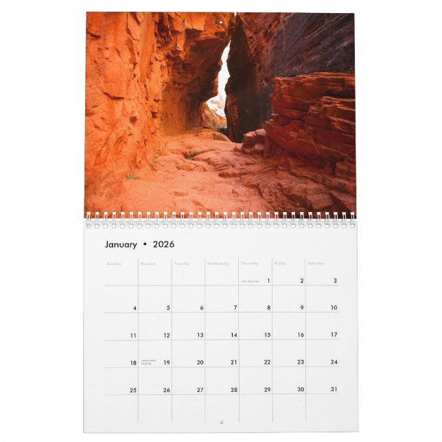 calendrier 2009 de parc national de zion (Jan 2026)