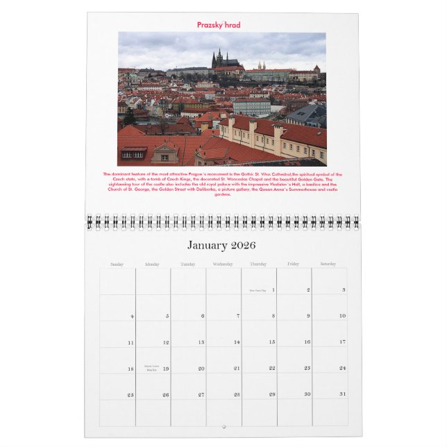 Calendrier 2009 République tchèque-castels (Jan 2026)